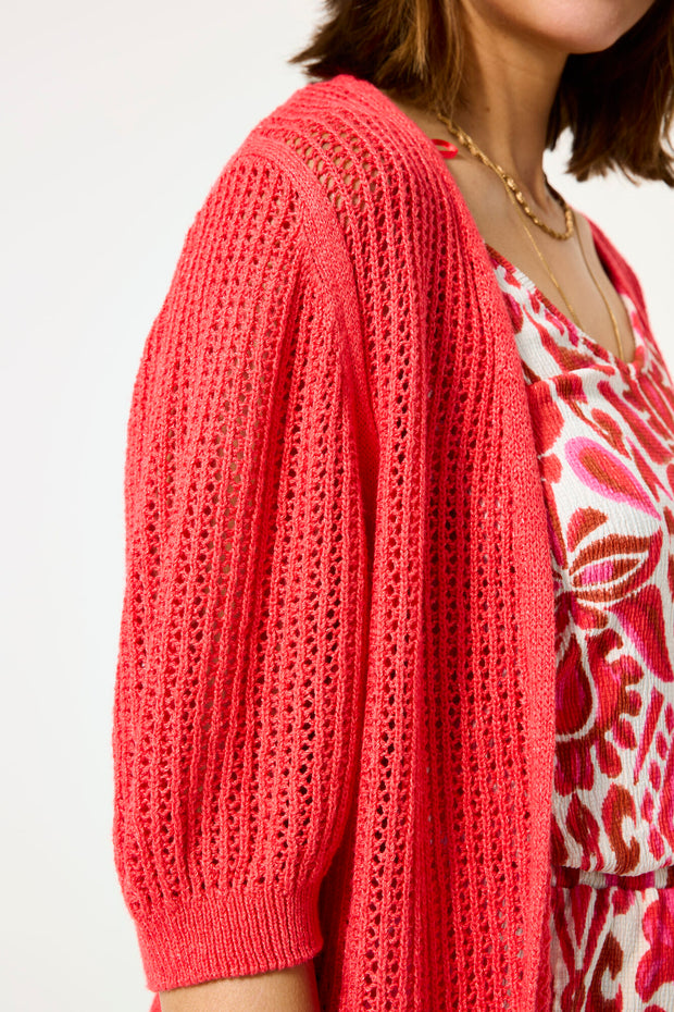 Garcia Freya Cardigan - Ruby Red