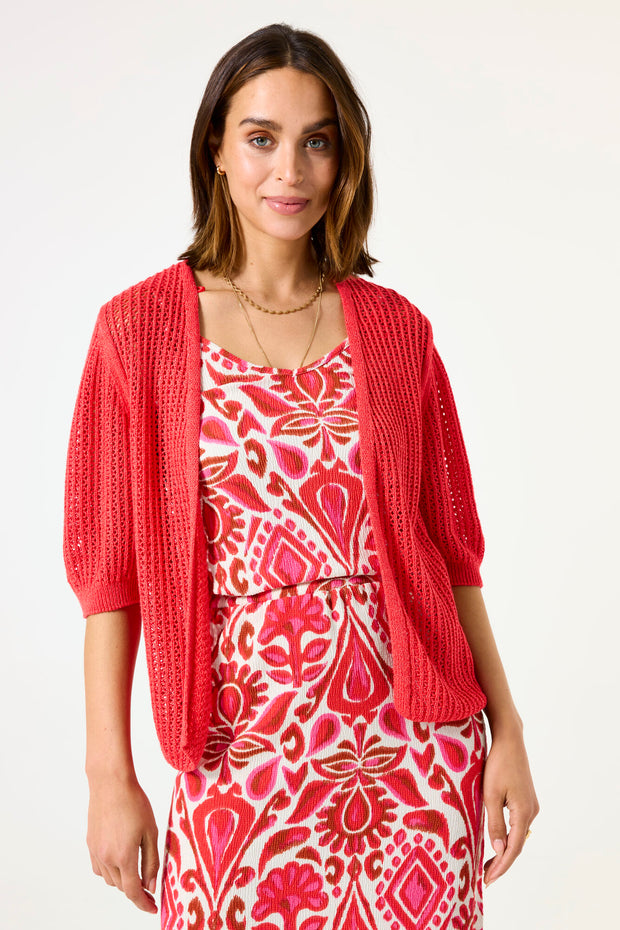 Garcia Freya Cardigan - Ruby Red