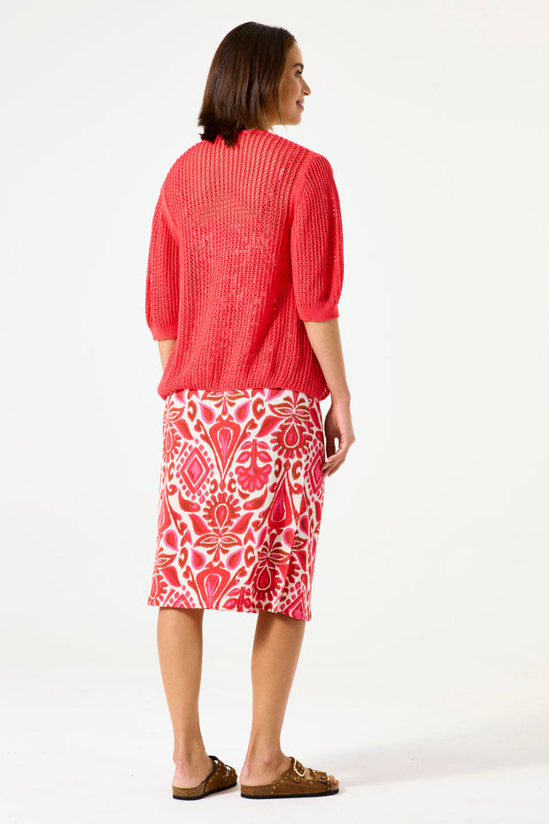 Garcia Freya Cardigan - Ruby Red