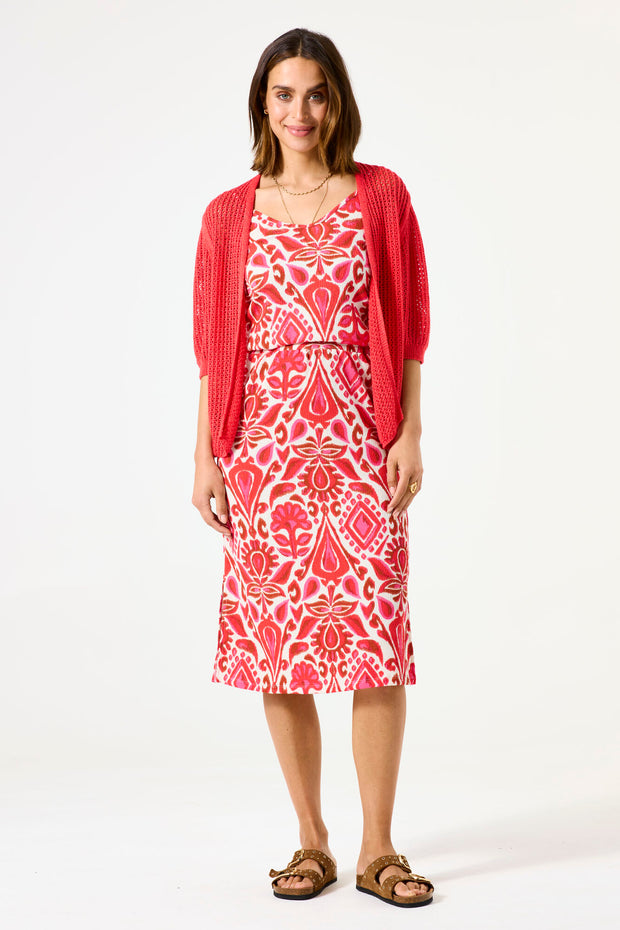 Garcia Freya Cardigan - Ruby Red