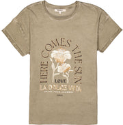 Garcia Here Comes The Sun Tee - Summer Olive