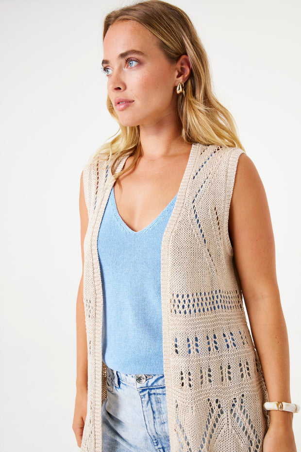 Garcia Fallon Cardigan - Almond