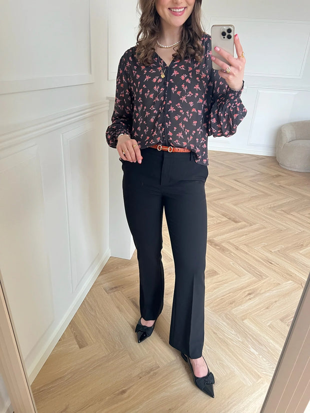 MSCH Evelda Orabella Shirt AOP - Desert Rose