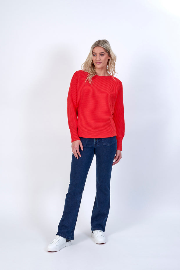 Knewe Aim Sweater - Blood Orange