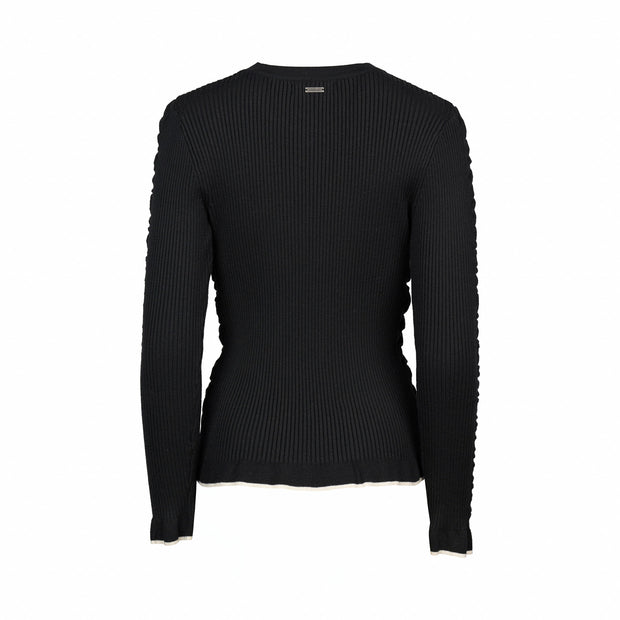 Knewe Luxe Sweater - Black/White