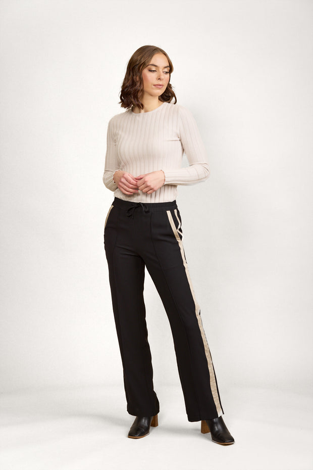 Knewe Bowie Pant - Black/Oat