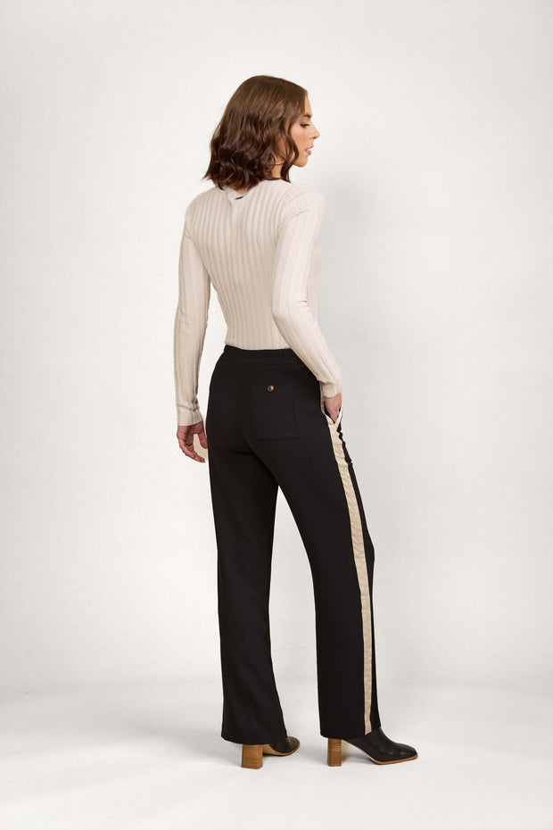 Knewe Bowie Pant - Black/Oat