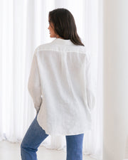 Label of Love Linen Shirt - White