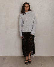 Sass Romee Knit - White Marle