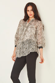 Lemon Tree Liz Top - Snakeskin