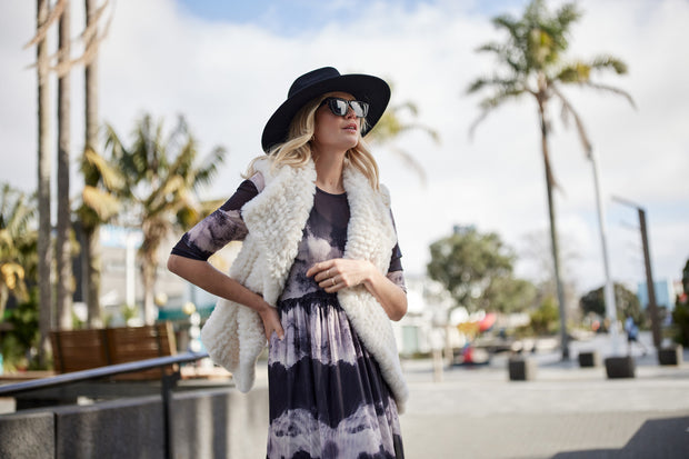 Lemon Tree Sarai Dress - Dark Clouds