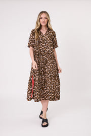 Lemon Tree Leona Dress - Leopard Print