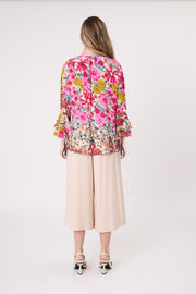 Lemon Tree Contessa Top - Garden Print