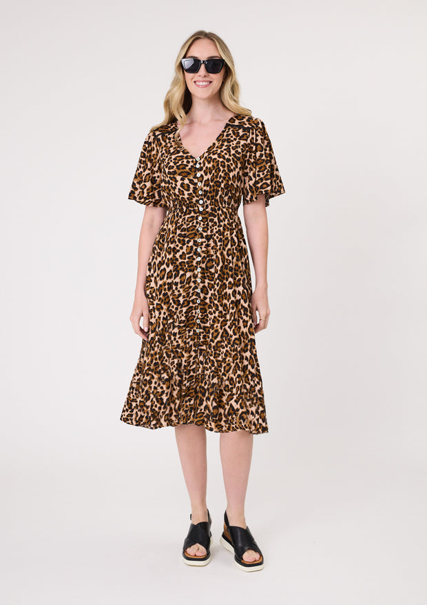 Lemon Tree Vittoria Dress - Leopard Print