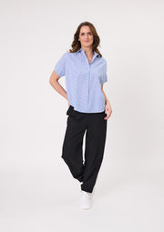 Lemon Tree Dora Stripes Top - Blue Stripe