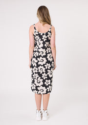 Lemon Tree Maddie Dress - Black & White Floral