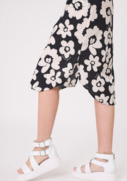 Lemon Tree Maddie Dress - Black & White Floral