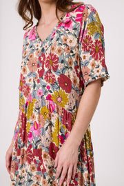 Lemon Tree Marissa Dress - Garden Print