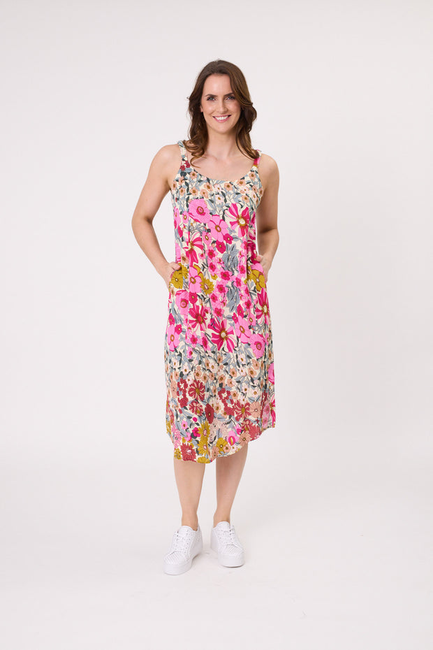 Lemon Tree Maddie Dress - Garden Print