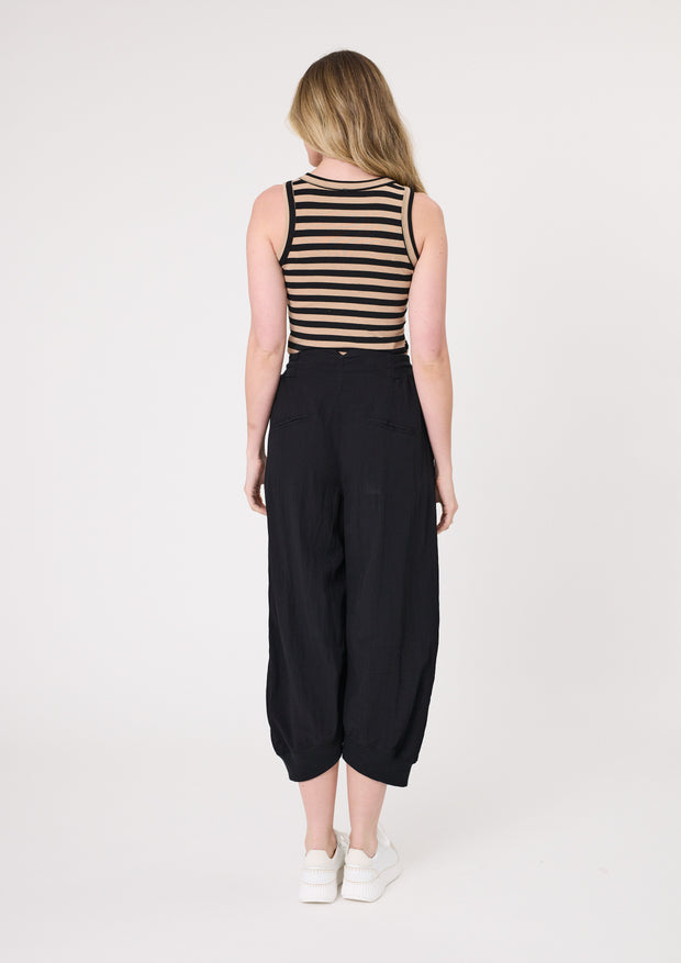 Lemon Tree Eva Tank - Mocha Black Stripe