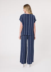 Lemon Tree Melani Top - Navy Print