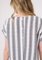 Lemon Tree Melani Top - White Print