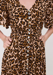 Lemon Tree Vittoria Dress - Leopard Print