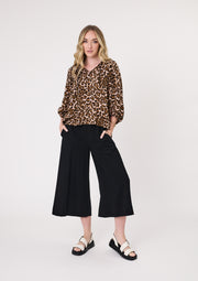 Lemon Tree Gianna Top - Leopard Print