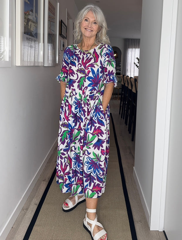 Lemon Tree Madonna Dress - Floral Print
