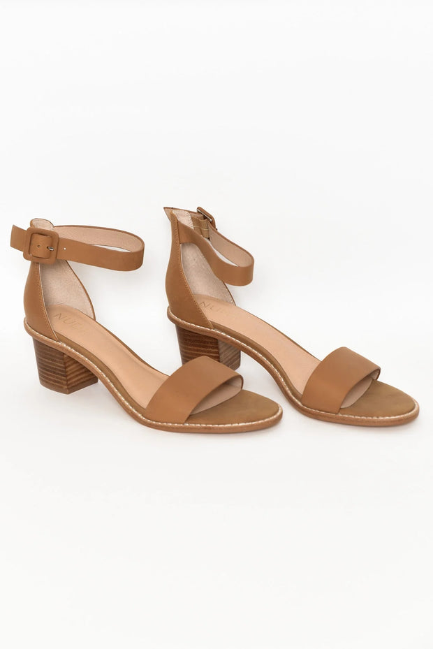 Nude Footwear Mickee Heel - Tan