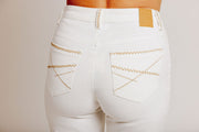 Mi Moso Pip Shorts - White Wash