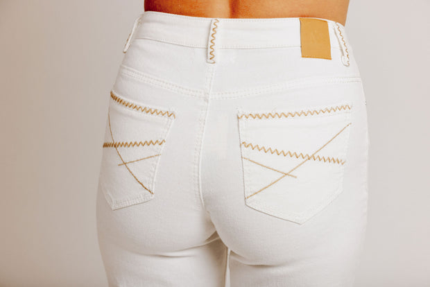 Mi Moso Pip Shorts - White Wash