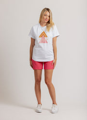 Mi Moso Arrow Tee - White