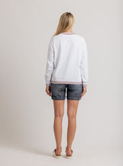 Mi Moso Arrow Sweat - White