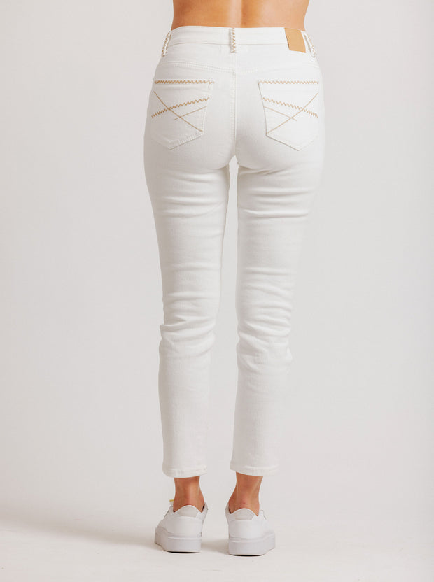 Mi Moso Pip Jeans - White Wash