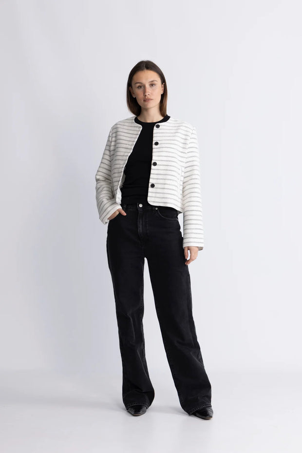 MSCH Luciana Jacket STP - Vanilla Ice/Blk