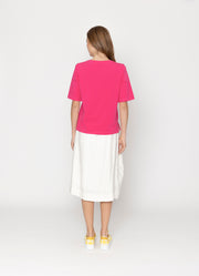Two By Two Arrow Tee - Hot Pink