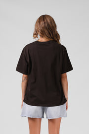 RPM Flower Tee - Espresso