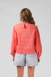 RPM Lola Top - Washed Coral