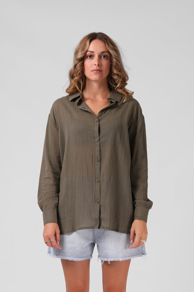 RPM Havana Shirt - Washed Olive