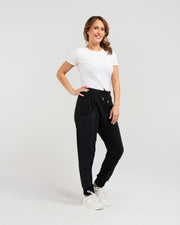 Seduce Drop Pocket Pant - Black/Paisley