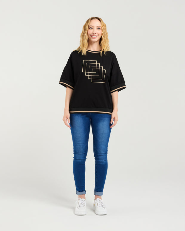 Seduce Gemma Top - Black