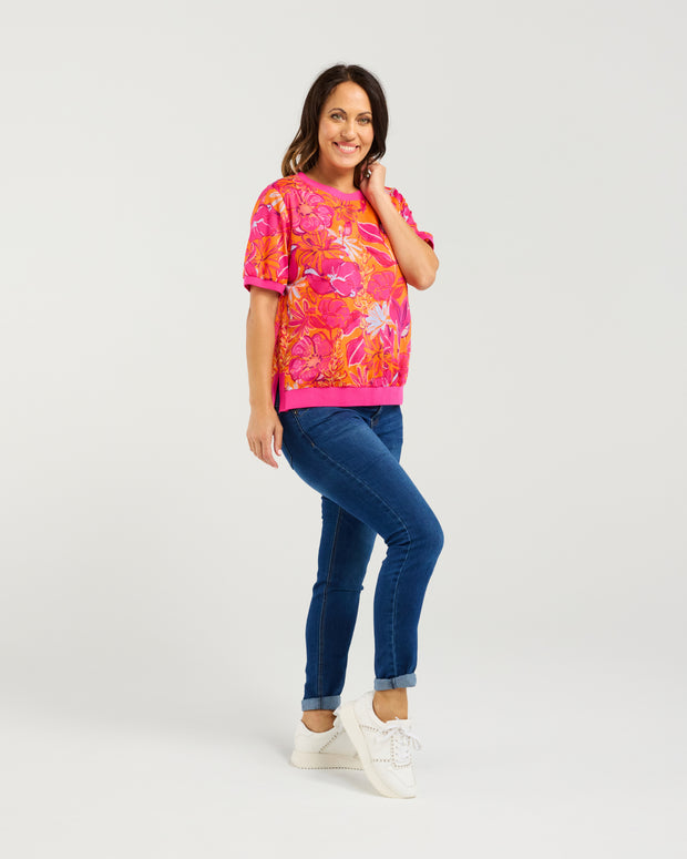 Seduce Zoe Top - Sunset Garden