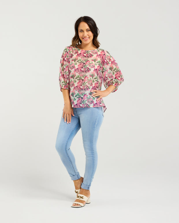 Seduce Ariel Top - Rose Garden