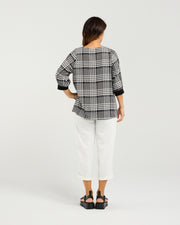 Seduce Taylor Top - Black Check