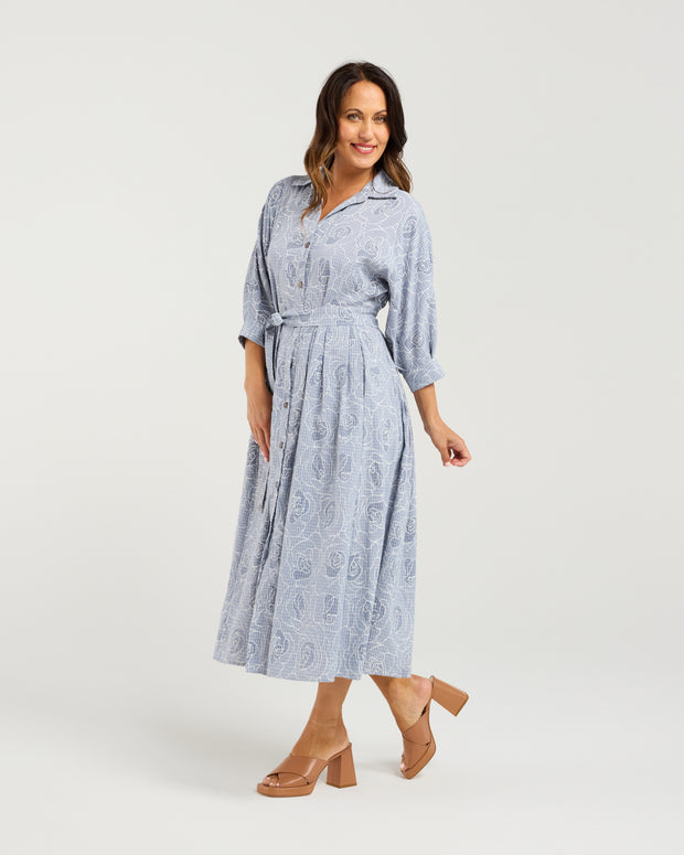 Seduce Ava Dress - Petal Plaid