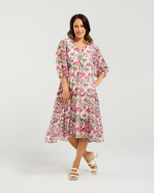 Seduce June Dress - Rose Garden