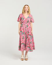 Seduce Kate Dress - Berry Strokes