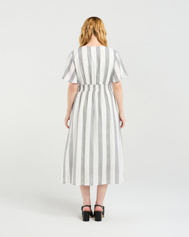 Seduce Amara Dress - Pebble Shore