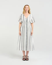 Seduce Amara Dress - Pebble Shore